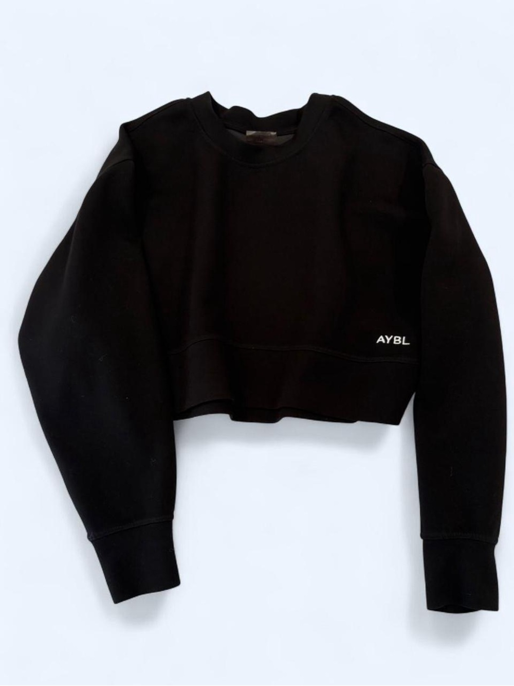 AYBL boxy cropped sweatshirt EUC